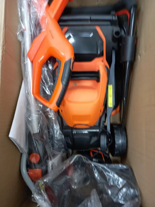 BOXED YARD FORCE 32CM LAWNMOWER AND TRIMMER