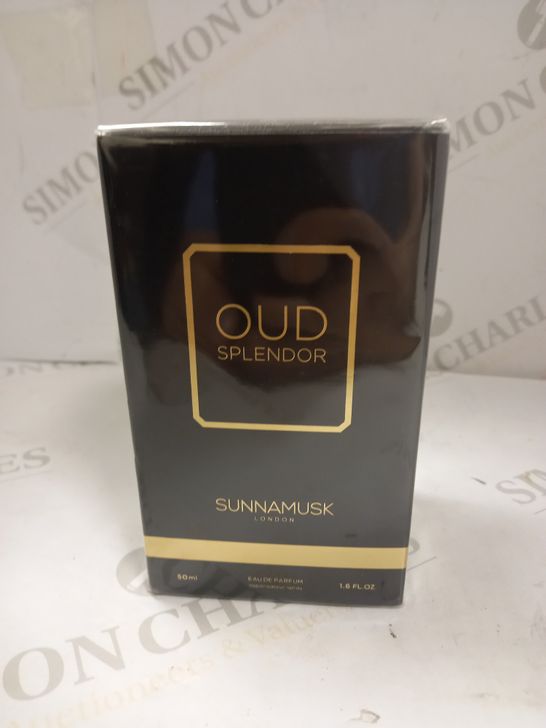 BOXED AND SEALED OUD SPLENDOR SUNNAMUSK LONDON EAU DE PARFUM 50ML