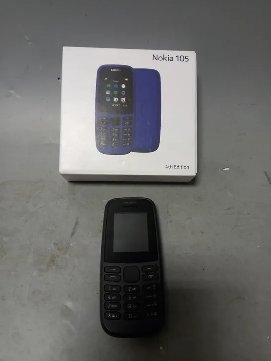 BOXED NOKIA 105 MOBILE PHONE IN BLACK