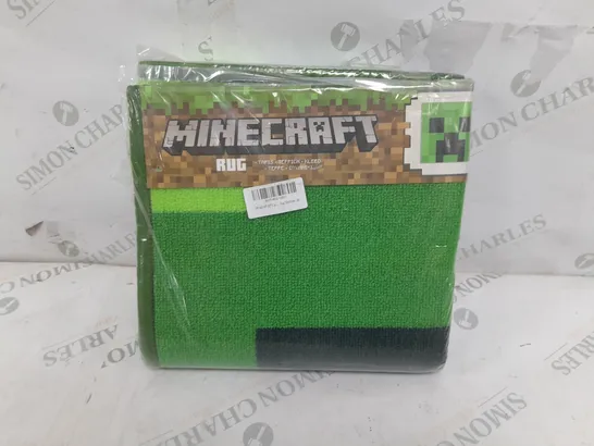 MINECRAFT OFFICIAL RUG IN GREEN/BLACK