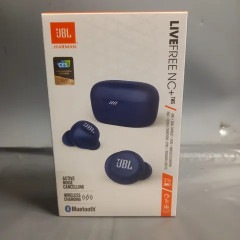 BRAND NEW JBL LIVEFREE NC+TWS EARBUDS - BLUE