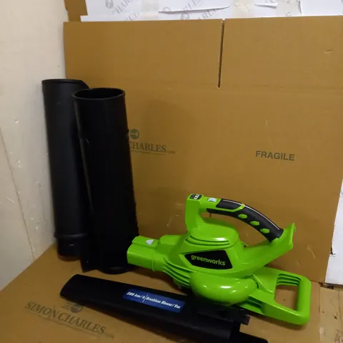 GREENWORKS LEAF BLOWER/VACUUM