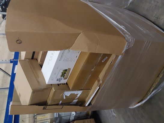 PALLET OF ASSORTED PRODUCTS INCLUDING SALTER PERSONAL SCALE, AIR COOLER, TOILET SEATS, PLANT PROPAGATOR, VOSPEED STAND MIXER.