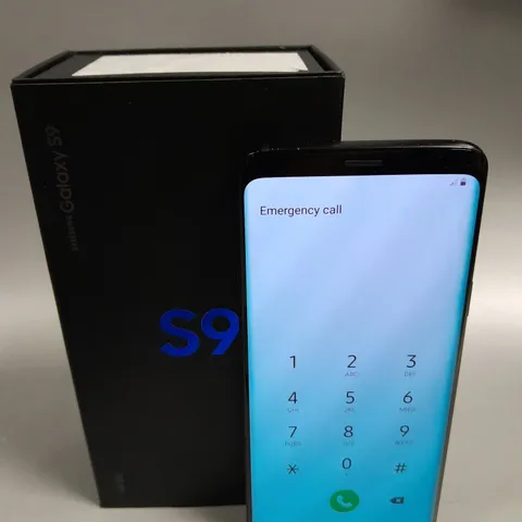 BOXED SAMSUNG GALAXY S9 SMARTPHONE 