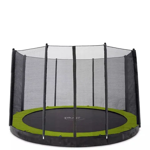 BOXED 12FT IN-GROUND TRAMPOLINE WITH ENCLOSURE (4 BOXES)
