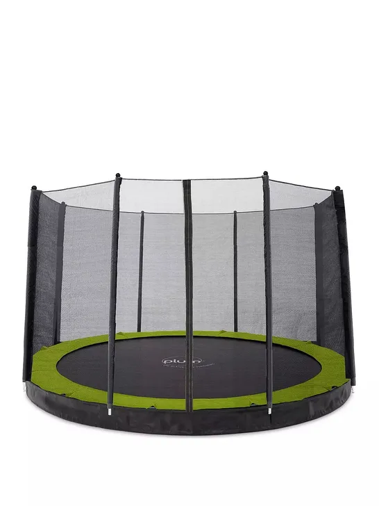 BOXED 12FT IN-GROUND TRAMPOLINE WITH ENCLOSURE (4 BOXES)