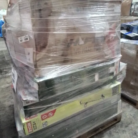 PALLET OF APPROXIMATELY 18 UNPROCESSED RAW RETURN HOUSEHOLD AND ELECTRICAL GOODS TO INCLUDE;