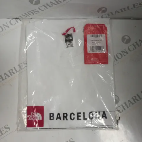 SEALED THE NORTH FACE BARCELONA GPS LIGHTWEIGHT T-SHIRT IN WHITE - XS