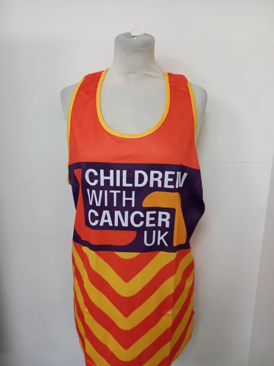 SCIMITAR CHILDREN WITH CANCER UK RUNNING VEST SIZE L 