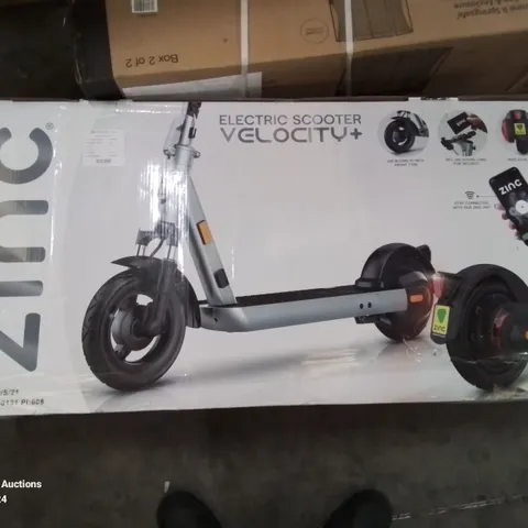 BOXED ZINC FOLDING VELOCITY+ ELECTRIC SCOOTER 500W