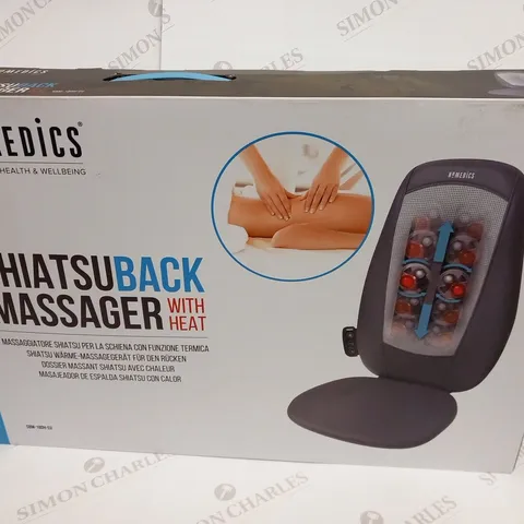 BOXED HOMEDICS SHIATSU BACK MASSAGER WITH HEAT SBM-180H-EU