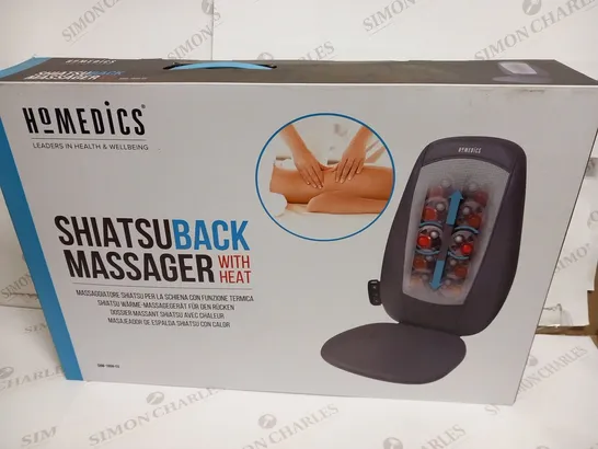 BOXED HOMEDICS SHIATSU BACK MASSAGER WITH HEAT SBM-180H-EU