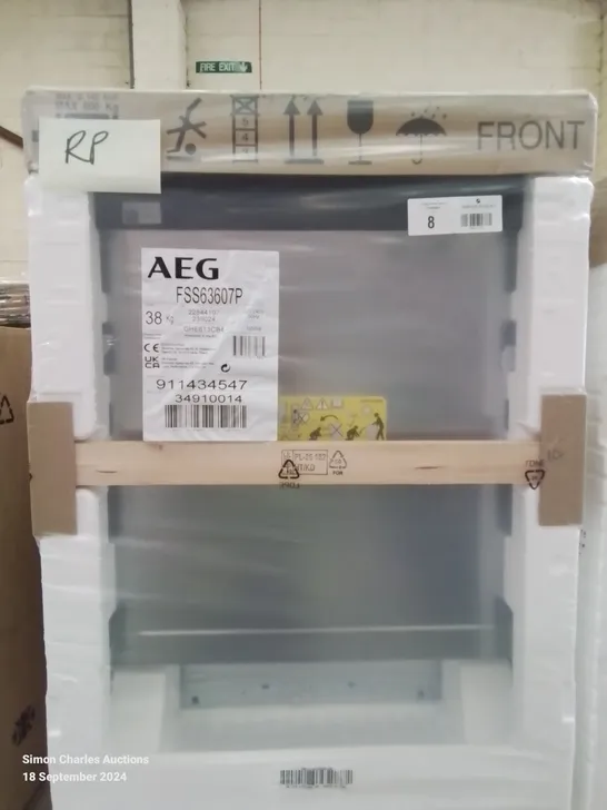 AEG BUILT-IN PROCLEAN DISHWASHER FSS63607P BLACK