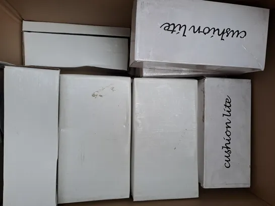 BOX OF APPROXIMATELY 10 ASSORTED PAIRS OF SHOES IN VARIOUS COLOURS, STYLES, AND SIZES