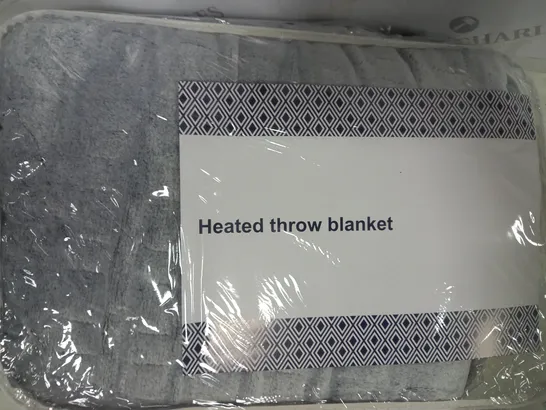 UNBRANDED HEATED THROW BLANKET IN GREY