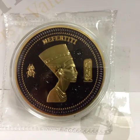 `NEFERTITI` SOLOMON ISLANDS HALF DOLLAR COLLECTABLE COIN - 2022