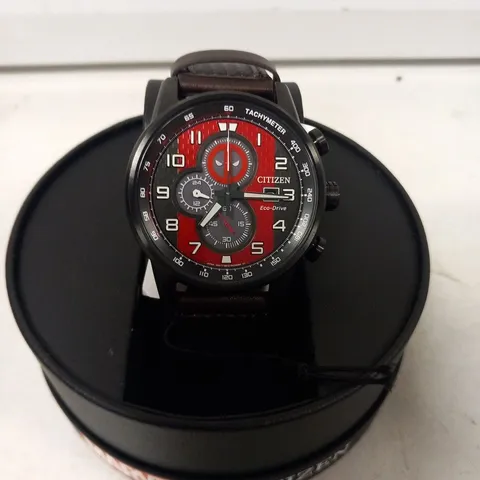 BOXED CITIZEN ECO DRIVE MARVEL DEADPOOL WRIST WATCH