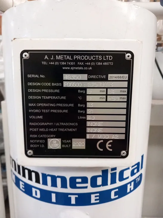 MIM MEDICAL MEDITECH VACUUM DRYER 