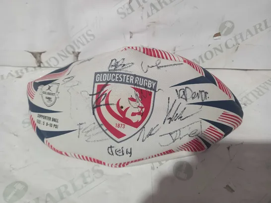 GLOUCESTER RUGBY SIGNED SUPPORTER BALL SIZE 5