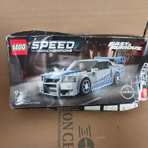 BOXED LEGO SPEED CHAMPION FAST AND FURIOUS - 2 FAST 2 FURIOUS NISSAN SKYLINE GT-R - 76917