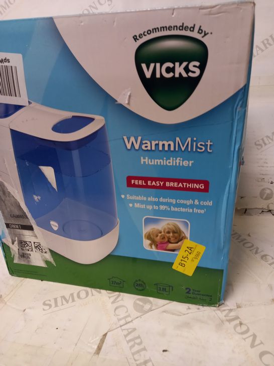 VICKS WARM MIST HUMIDIFIER