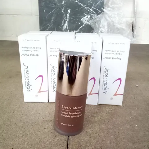 BOXED X10 JANE IREDALE BEYOND MATTE LIQUID FOUNDATION 