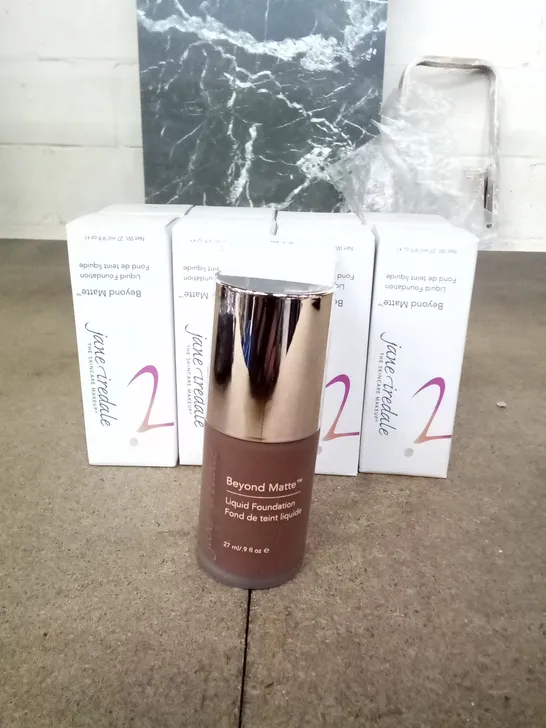 BOXED X10 JANE IREDALE BEYOND MATTE LIQUID FOUNDATION 