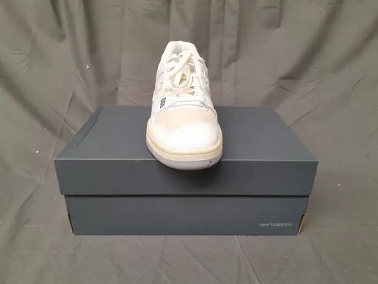 BOXED PAIR OF NEW BALANCE 550 TRAINERS IN WHITE UK SIZE 11