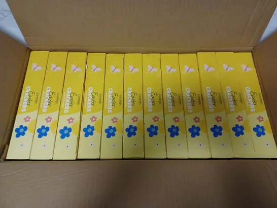 BOX OF 12 PACKS OF BRAND NEW EASTER CRACKERS (6 IN EACH PACK, 36 OVERALL)