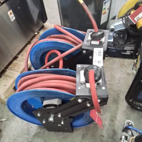 2 REELS OF PRESSURE HOSE 