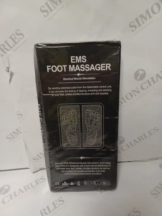 BOXED ELECTRIC MUSCLE STIMULATION FOOT MASSAGER 