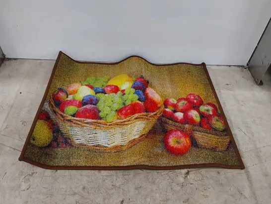 BAGGED OBERON FRUIT PRINTED KITCHEN MAT (1 ITEM)