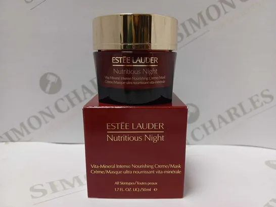 ESTEE LAUDER NUTRITIOUS NIGHT VITA-MINERAL NOURISHING CREAM/MASK 50ML