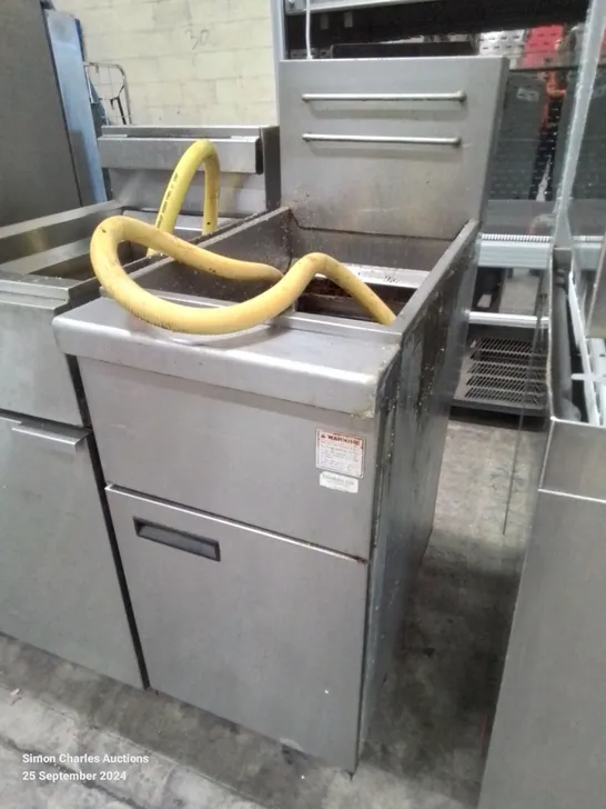 FALCON FGF300 SINGLE TANK, TWIN BASKET GAS FRYER