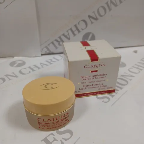 BOXED CLARINS LADIES EXTRA-FIRMING LIP AND CONTOUR BALM MAKEUP