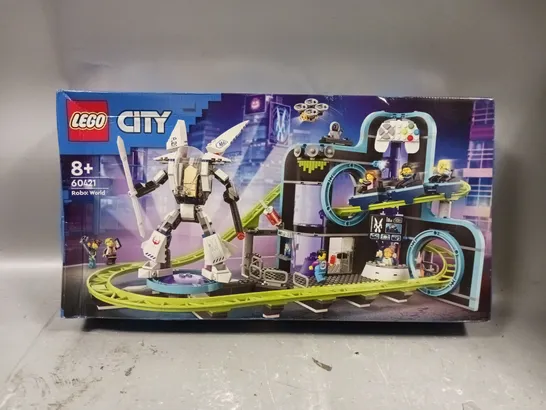 LEGO CITY ROBOT WORLD ROLLER-COASTER PARK TOY 60421 RRP £89.99