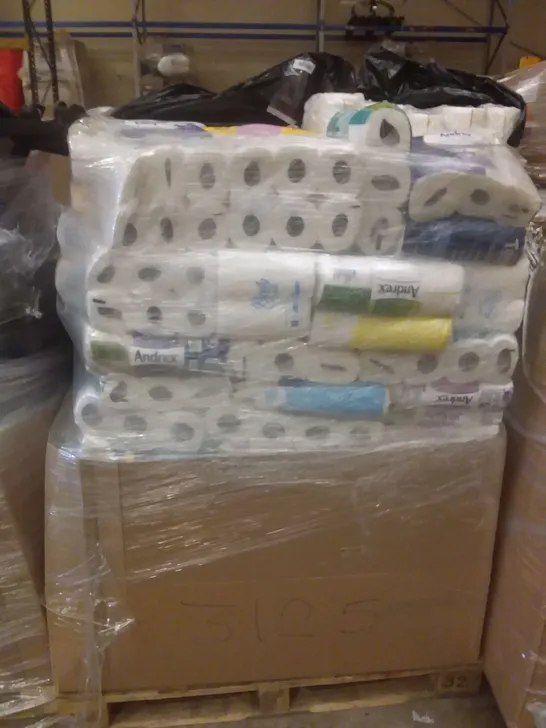 PALLET OF ASSORTED TOILET PAPER