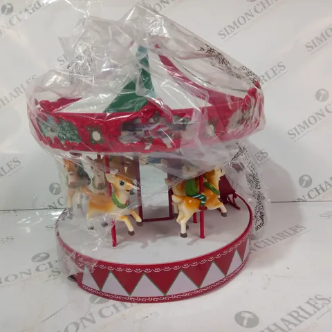 MR CHRISTMAS DELUXE VINTAGE CAROUSEL