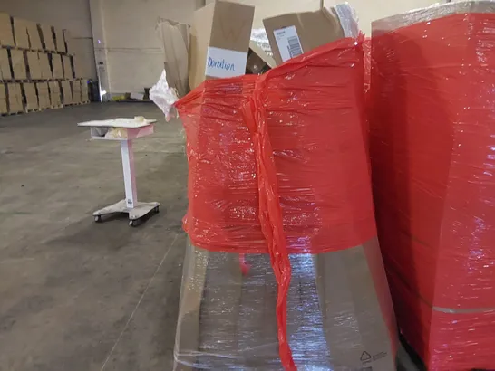 PALLET OF ASSORTED ITEMS INCLUDING: DEHUMIDIFIER, ARTIFICIAL CHRISTMAS TREE, PULL UP BAR, METAL DETECTOR, TOILET SEAT 