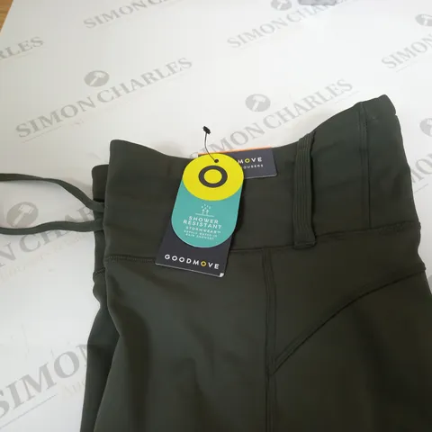 GOODMOVE WALKING TROUSERS IN OLIVE SIZE 10