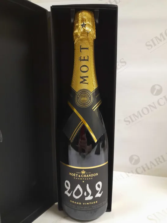 BOXED MOET AND CHANDON CHAMPAGNE 2012 GRAND VINTAGE 750ML