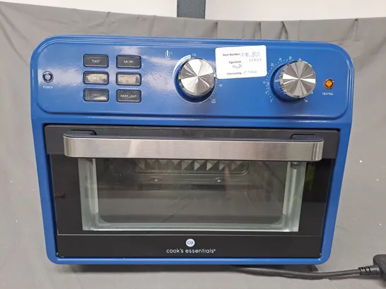 COOK'S ESSENTIAL 21-LITRE AIRFRYER OVEN IN BLUE