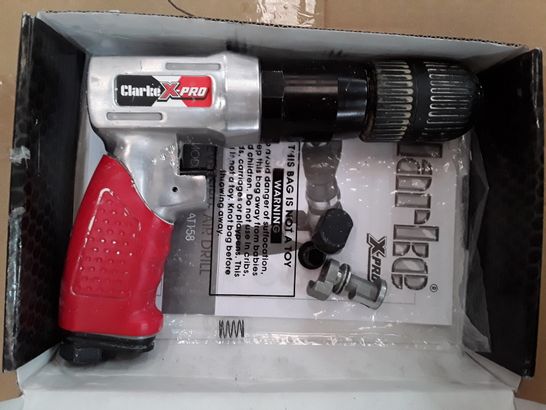 BOXED CLARKE X-PRO 1/2" REVERSIBLE DRILL WITH KEYLESS CHUCK 