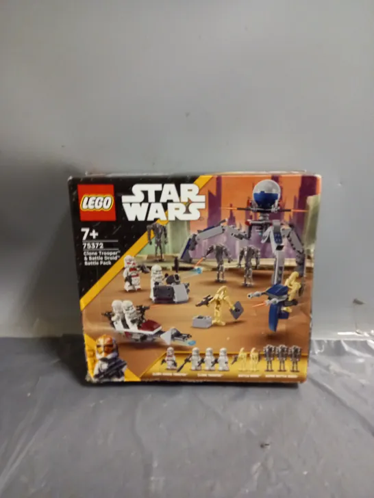 LEGO STAR WARS CLONE TROPPER AND BATTLE DROID BATTLE PACK - 75372