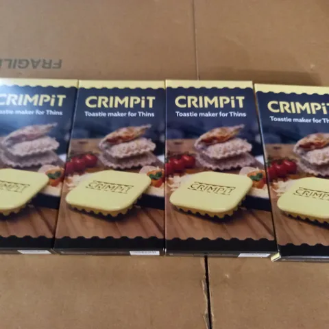 LOT OF 4 CRIMPIT TOASTIE MAKERS FOR THINS