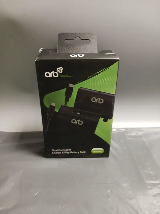 BOXED ORB DUAL CONTROLLER CHARGE & PLAY BATTERY PACK COMPATIBLE WITH XBOX ONE