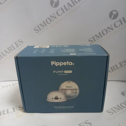 BOXED PIPPETA COMPACT WEARABLE BREAST PUMP WITH LED DISPLAY 