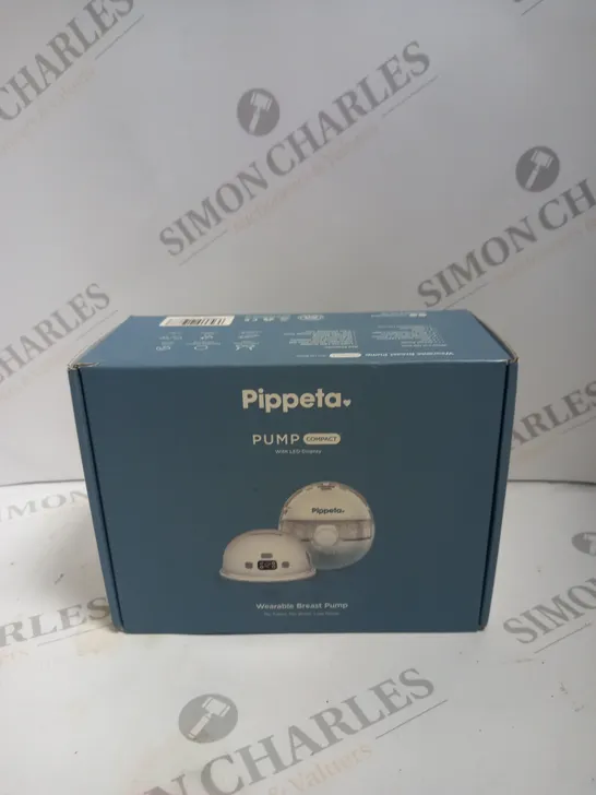 BOXED PIPPETA COMPACT WEARABLE BREAST PUMP WITH LED DISPLAY 