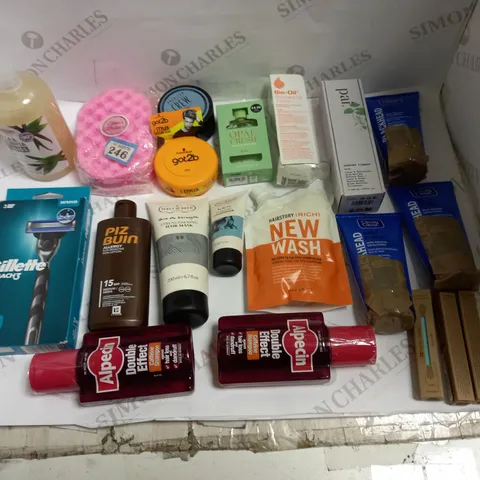 LOT OF APPROX 20 ASSORTED HEALTH AND BEAUTY ITEMS TO INCLUDE SHAMPOO, FACE SCRUB, HAIR GEL ETC