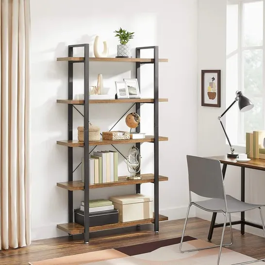 BOXED DANNA 177.5CM H X 105CM W STEEL STANDARD BOOKCASE (1 BOX)